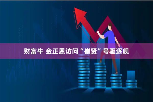 财富牛 金正恩访问“崔贤”号驱逐舰