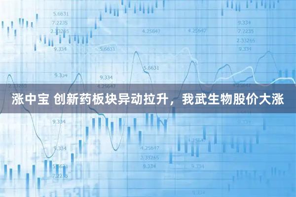 涨中宝 创新药板块异动拉升，我武生物股价大涨